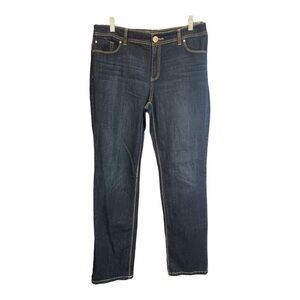 Chico’s Platinum Straight Leg Jeans Size 1.5 (10) DS1